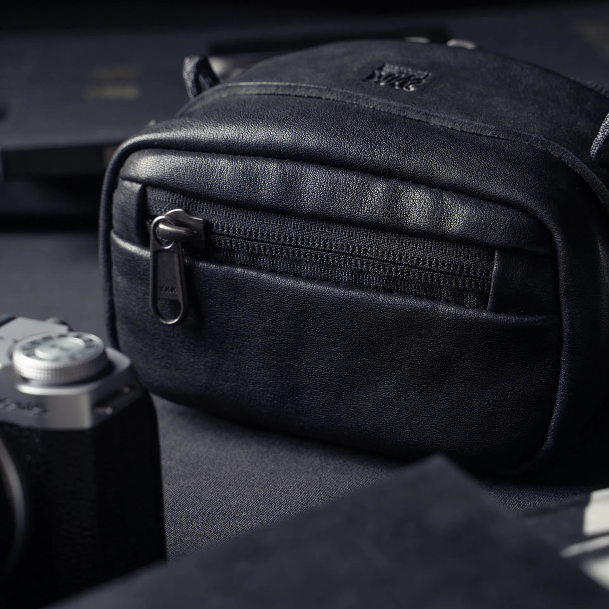 Wotancraft Full Leather Portable Camera Pouch