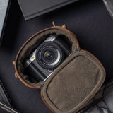 Wotancraft Full Leather Portable Camera Pouch