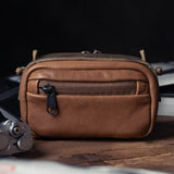 Wotancraft Full Leather Portable Camera Pouch