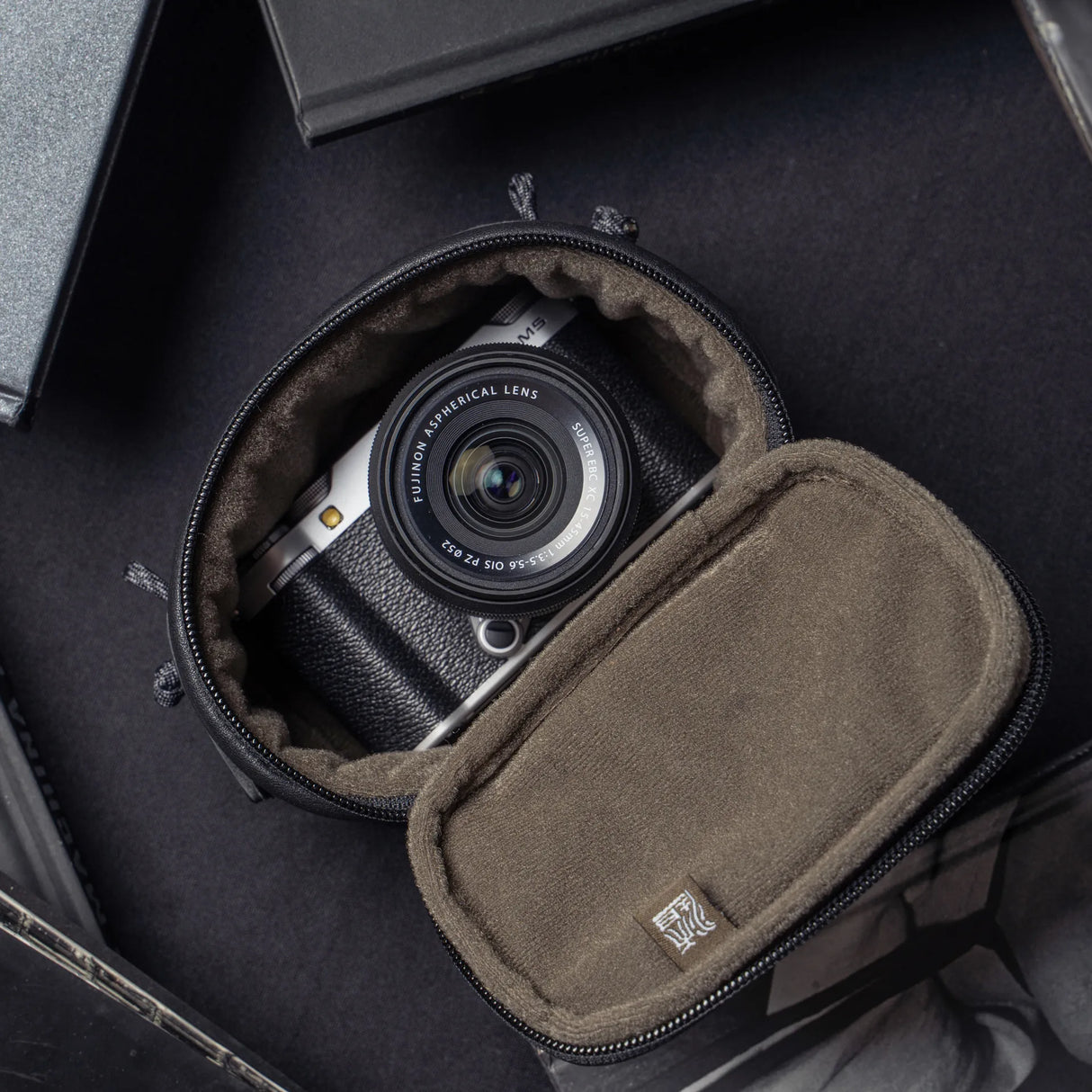 Wotancraft Full Leather Portable Camera Pouch